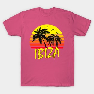 Ibiza Retro Sunset T-Shirt